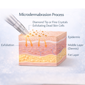 Microdermabrasion process Microdermabrasion process