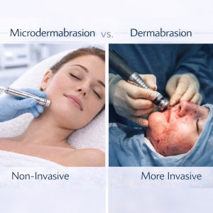Microdermabrasion vs Dermabrasion (1) Microdermabrasion vs Dermabrasion