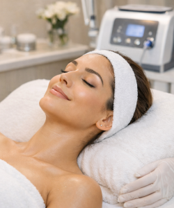 oxygen facial before and after